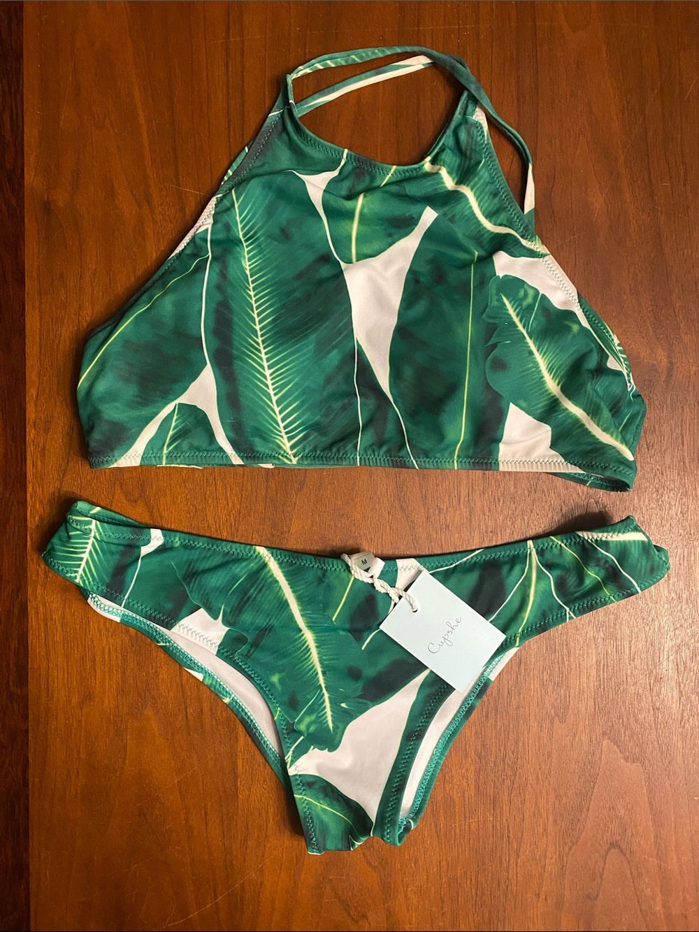 Cupshe Palm Leaf Print Bikini